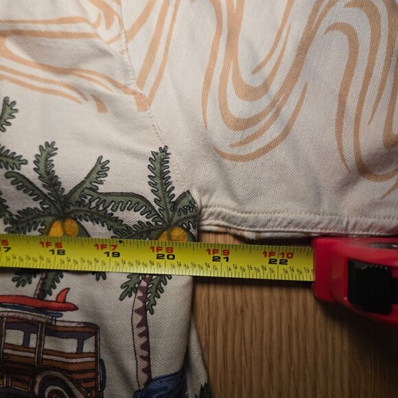 Colo Wear Hawaiian Shirt Woody Car Palm Tree Surfboard Aloha M - Picture 9 of 9